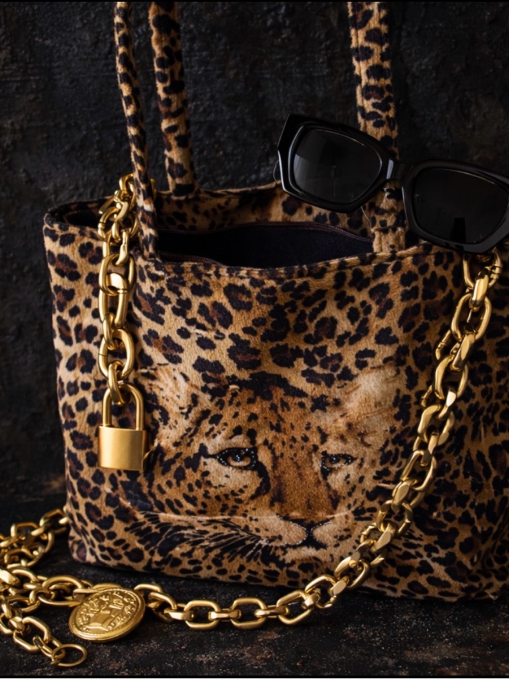 Leopard Print Tote Bag